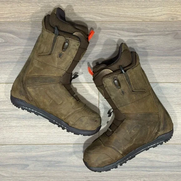 Burton x Red Wing Leather Ion Snowboard Boot in Brown - Men's 10
